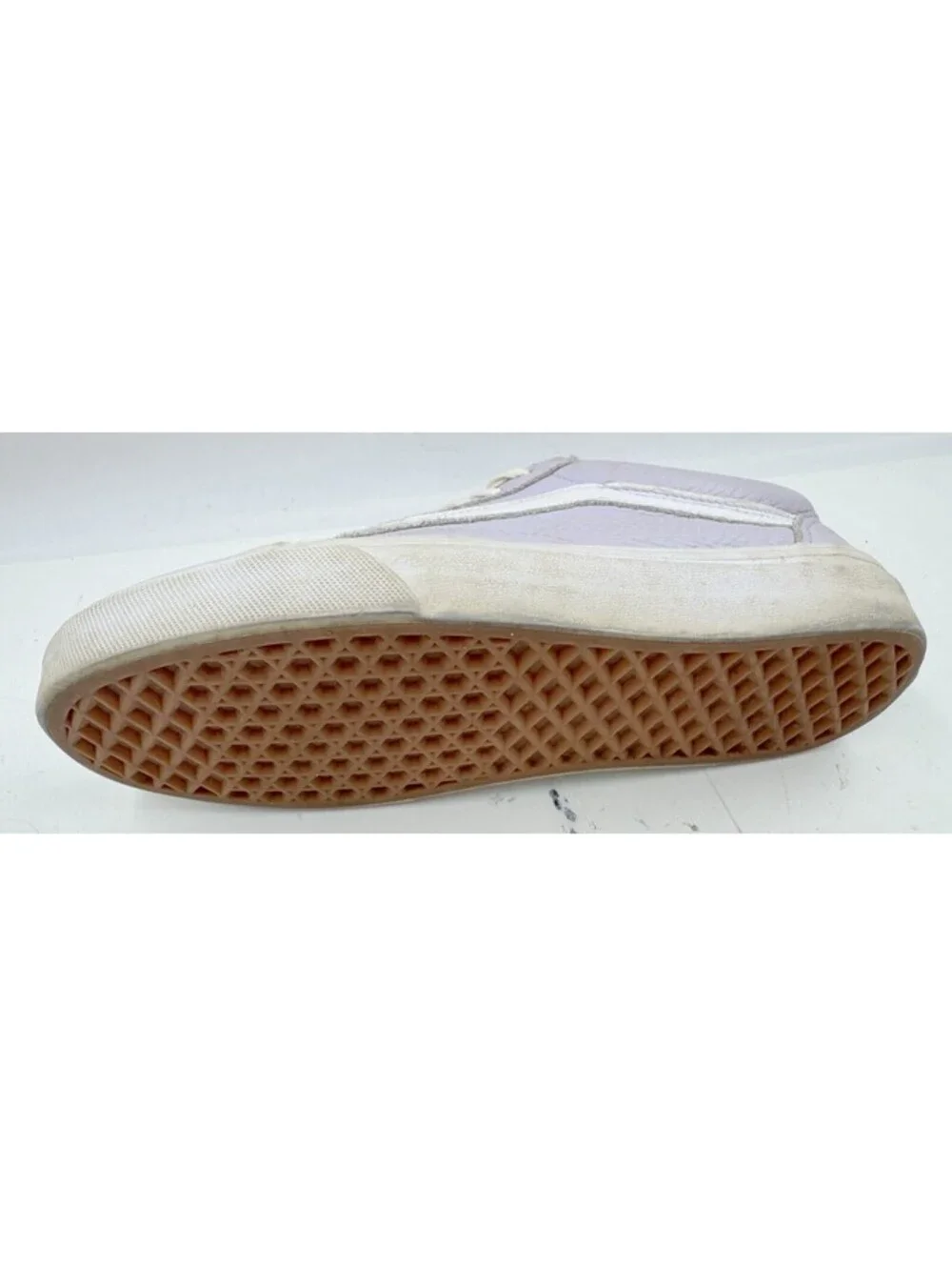 Vans Old Skool Women’s Sneakers Size 8 Lilac Leather Lace Up Athletic Shoes